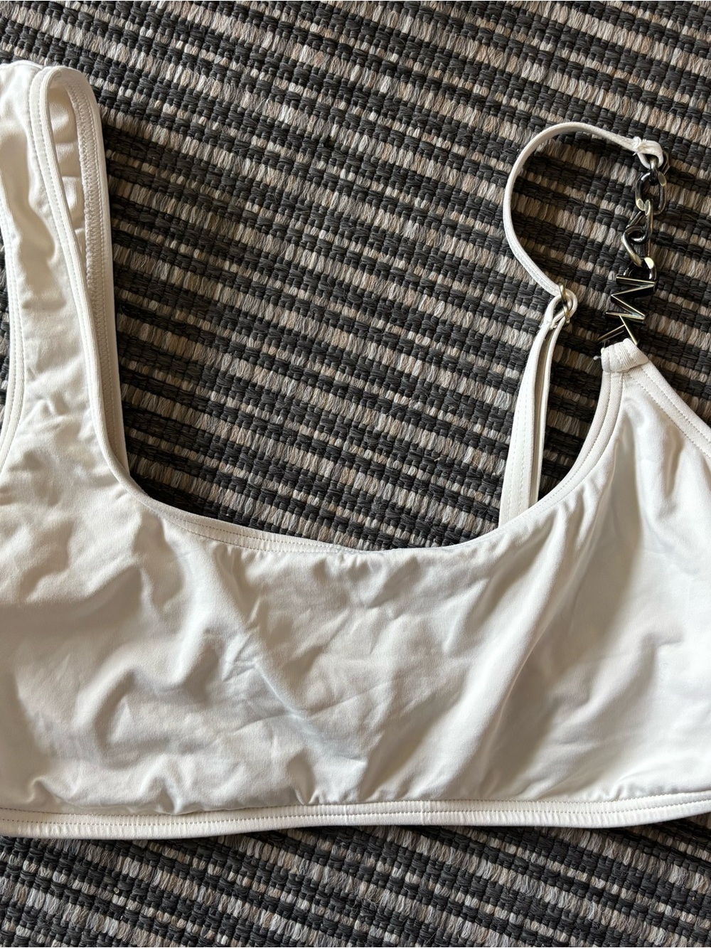 Michael Kors cream bathing suit top